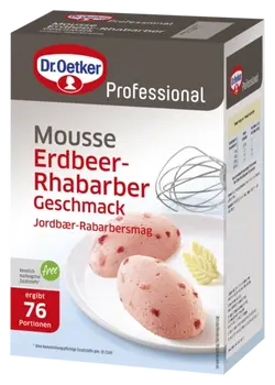 Dr. Oetker Mousse Erdbeer-Rhabarber-Geschmack 1 kg