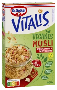 Dr. Oetker Vitalis Vegan Knusper Apple White Chunks