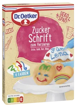 Dr. Oetker Zuckerschrift 4 Farben