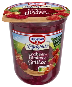 Dr. Oetker Erdbeer-Himbeer Grütze