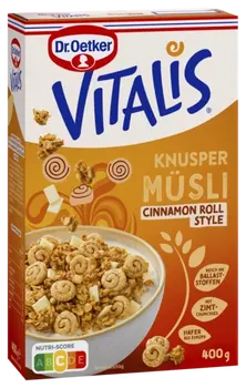 Dr. Oetker Vitalis Knusper Müsli Cinnamon Roll