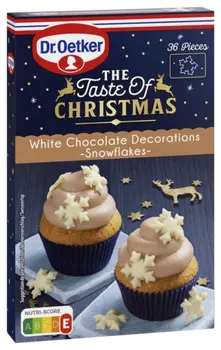 Dr. Oetker White Chocolate Decorations Snowflakes