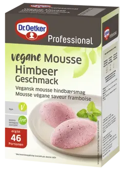 Dr. Oetker Vegane Mousse Himbeer-Geschmack 1 kg