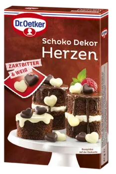 Dr. Oetker Schoko Dekor Herzen