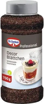 Dr. Oetker Decor Blättchen Schokolade-Geschmack 700 g