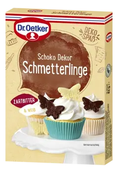Dr. Oetker Schoko Dekor Schmetterlinge RAC MB