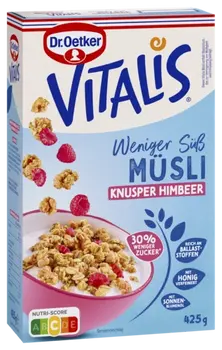 Dr. Oetker Vitalis Weniger süß Knusper Himbeer