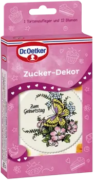 Dr. Oetker Zucker Dekor Schild Schmetterling