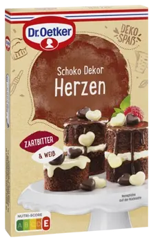 Dr. Oetker Schoko Dekor Herzen