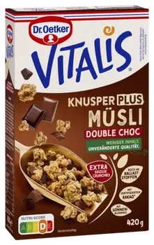 Dr. Oetker Vitalis Knusper Plus Double Chocolate