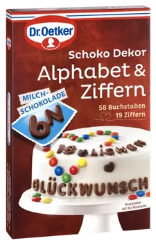 Dr. Oetker Schoko Alphabet u. Ziffern