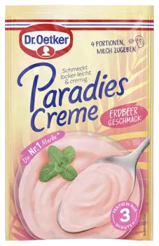 Dr. Oetker Paradies Creme Erdbeer-Geschmack