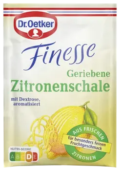 Dr. Oetker Finesse Geriebene Zitronenschale 3er
