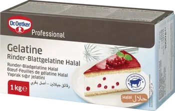 Dr. Oetker Rinder-Blattgelatine Halal 1 kg