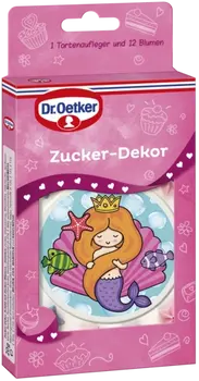 Dr. Oetker Zucker Dekor Schild Meerjungfrau