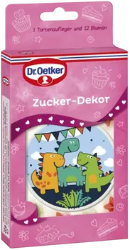 Dr. Oetker Zucker Dekor Schild Dinosaurier