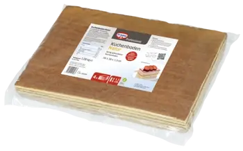 Dr. Oetker Kuchenboden Natur 4 x 270 g (28 x 38 x 1,3cm)