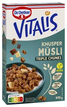 Dr. Oetker Vitalis Vegan Knusp Triple Chunks RAC MB