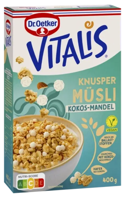 Dr. Oetker Vitalis Knusper Müsli Kokos Mandel