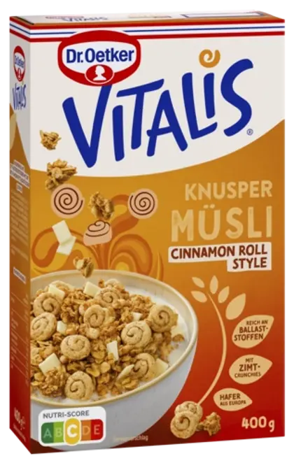 Dr. Oetker Vitalis Knusper Müsli Cinnamon Roll