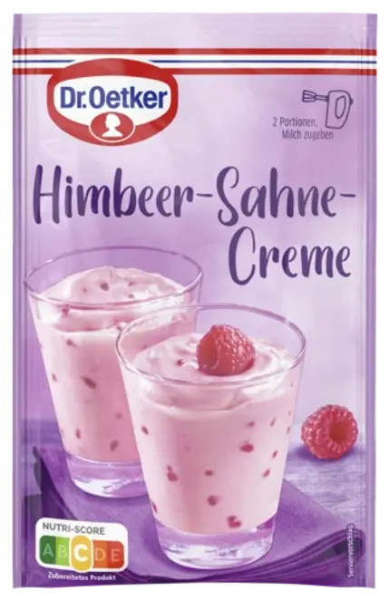 Dr. Oetker Himbeer-Sahne-Creme