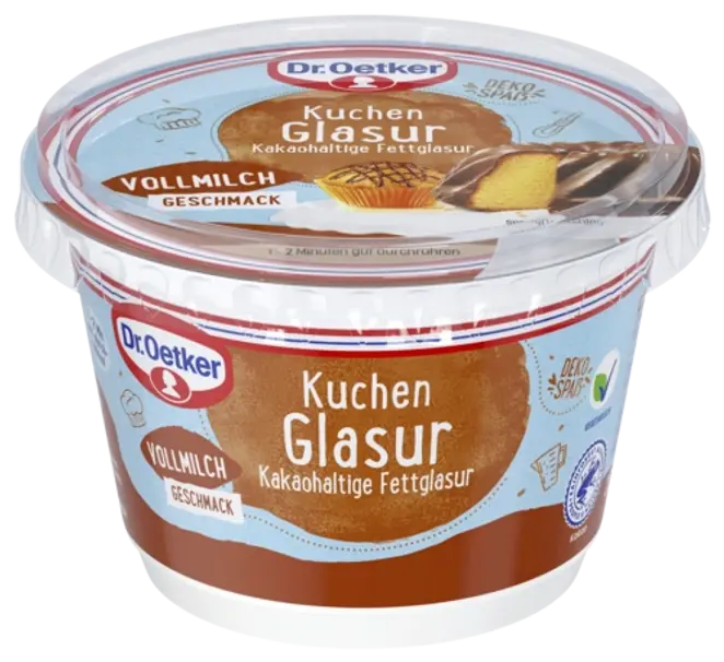 Dr. Oetker Kuchenglasur Vollmilch-Geschmack