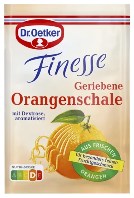 Dr. Oetker Finesse Geriebene Orangenschale 3er
