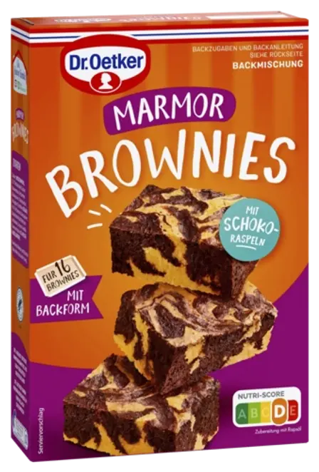 Dr. Oetker Marmor Brownies