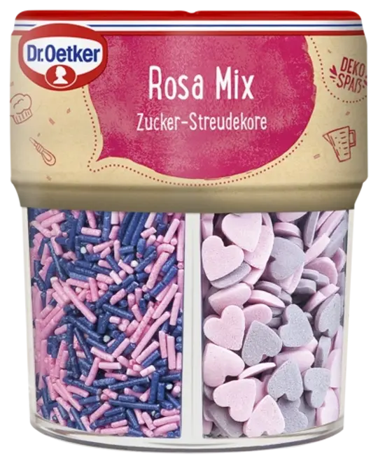 Dr. Oetker Rosa Mix Streudekor 84g