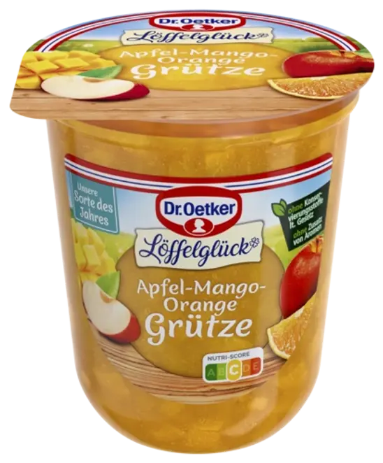 Dr. Oetker Apfel-Mango-Orange Grütze