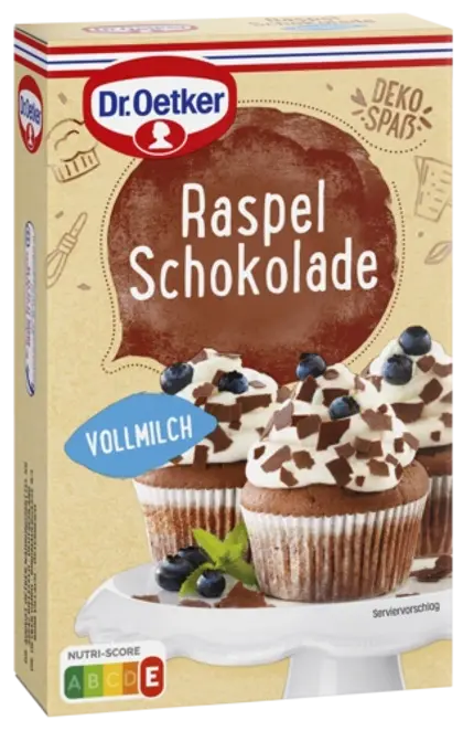 Dr. Oetker Raspelschokolade Vollmilch