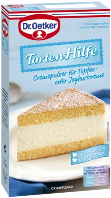 Dr. Oetker Tortenhilfe für Topfen oder Joghurt Torten