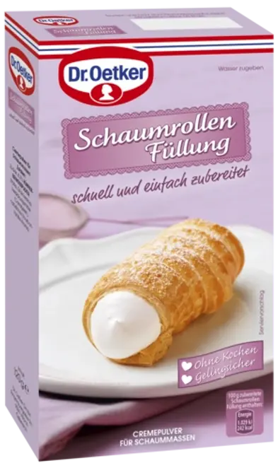 Dr. Oetker Schaumrollen Füllung
