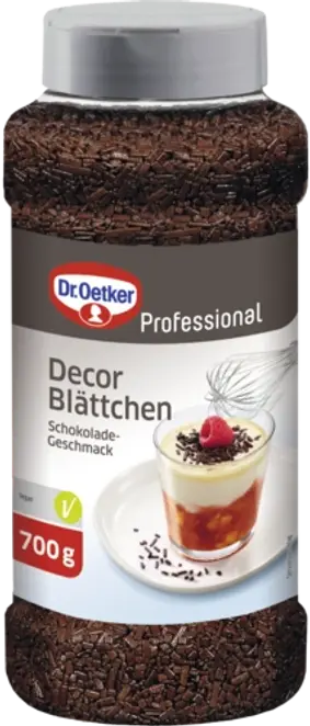 Dr. Oetker Decor Blättchen Schokolade-Geschmack 700 g