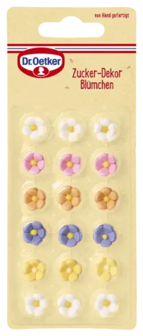 Dr. Oetker Zucker-Dekor 3D Blümchen klein
