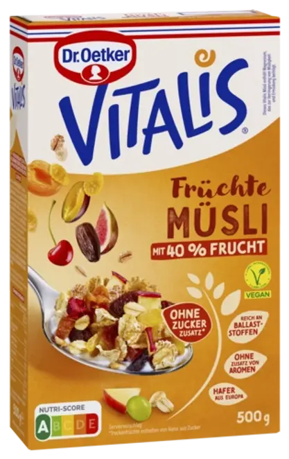 Dr. Oetker Vitalis Früchtemüsli
