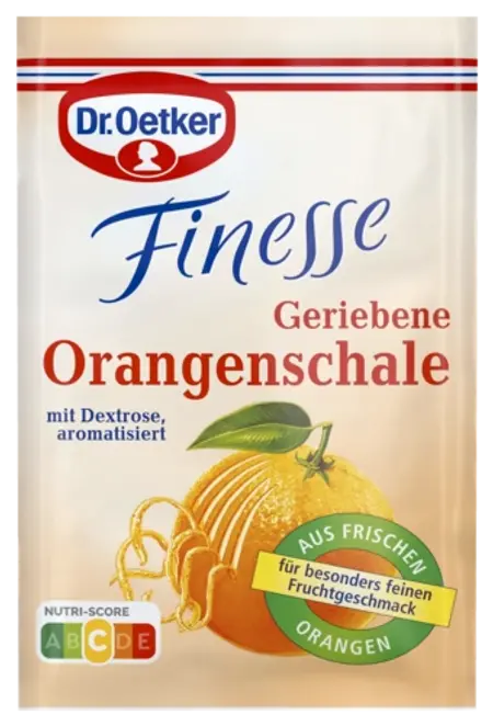 Dr. Oetker Finesse Geriebene Orangenschale 3er