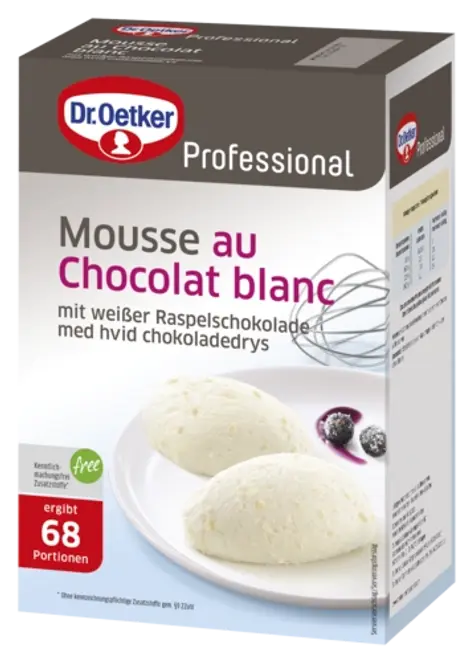 Dr. Oetker Mousse au Chocolat blanc 1 kg