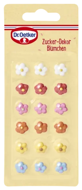 Dr. Oetker Zucker-Dekor Blümchen