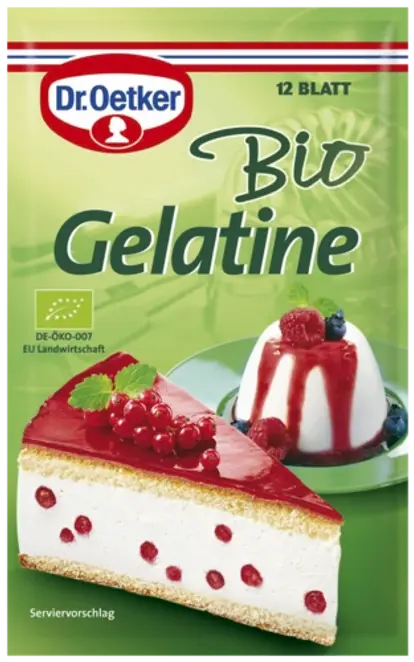 Dr. Oetker Bio Blatt Gelatine