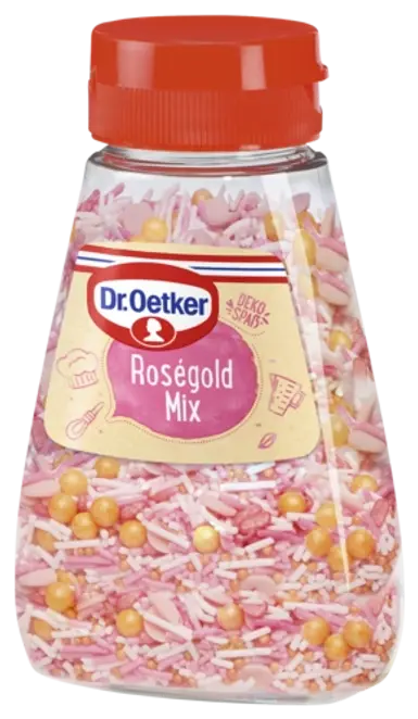 Dr. Oetker Roségold Mix Streudekor 115g