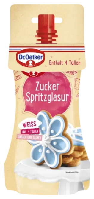 Dr. Oetker Zucker Spritzglasur weiß