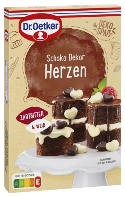 Dr. Oetker Schoko Dekor Herzen