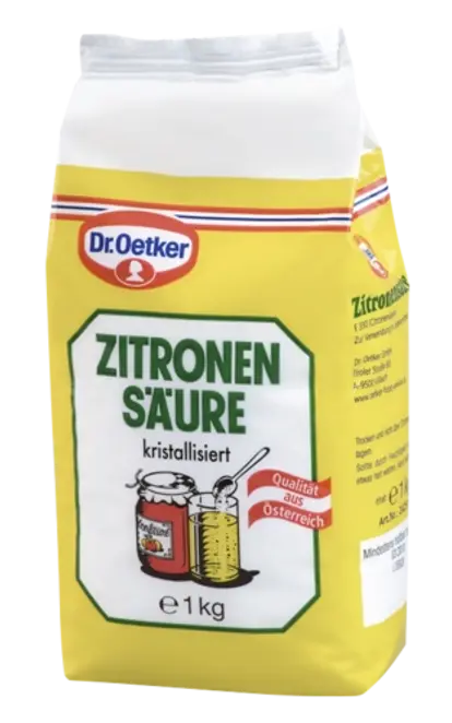 Dr. Oetker Zitronensäure 1 kg Beutel