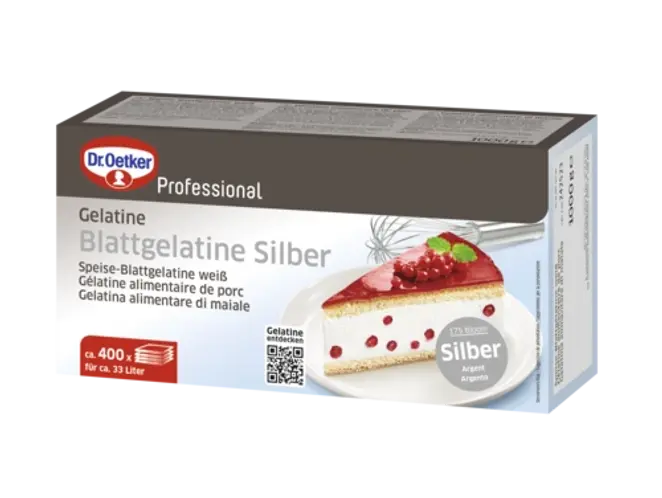 Dr. Oetker Blattgelatine Silber 1 kg