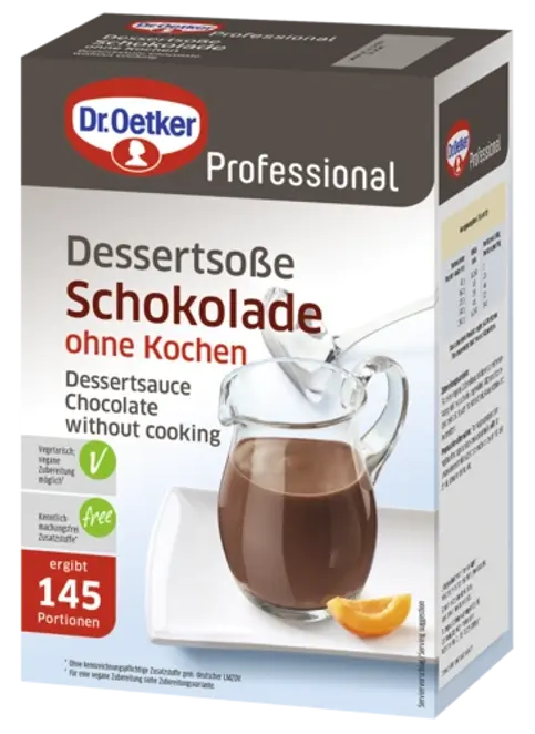 Dr. Oetker Dessertsoße Schokolade ohne Kochen 1 kg