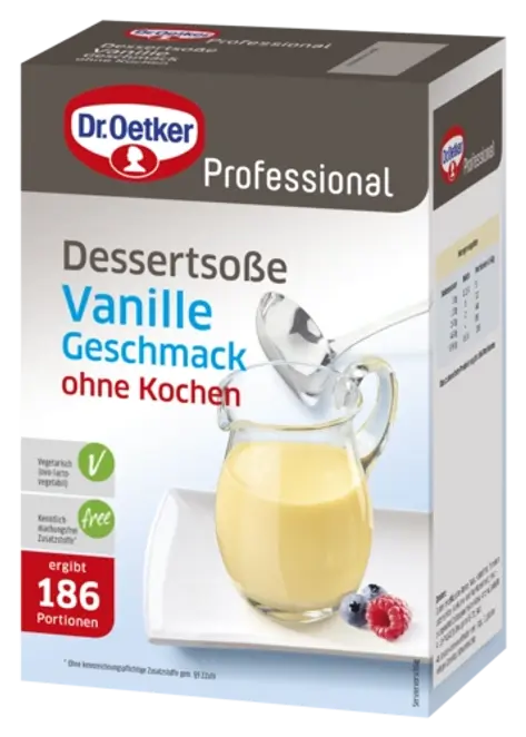 Dr. Oetker Dessertsoße Vanille-Geschmack ohne Kochen 1 kg
