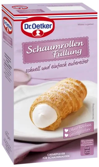 Dr. Oetker Schaumrollen Füllung