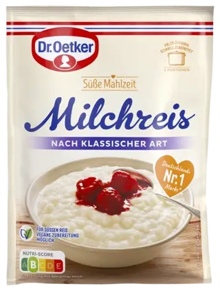 Dr. Oetker Milchreis nach klassischer Art