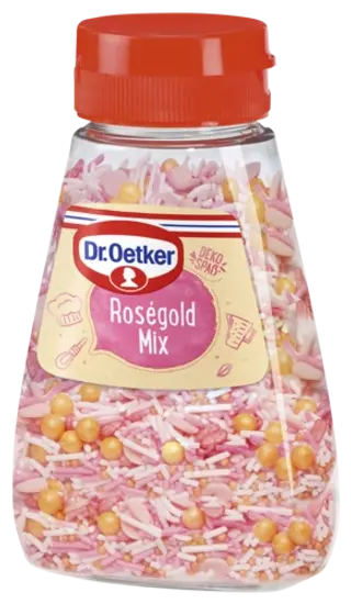 Dr. Oetker Streudekor Roségold Mix